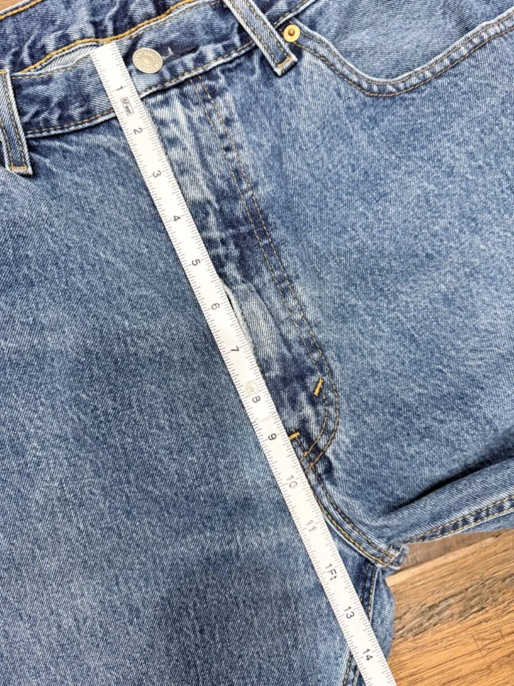 Levi’s 505 Regular Fit Jeans Men’s W40 L30 Medium Wash Straight Leg 100% Cotton